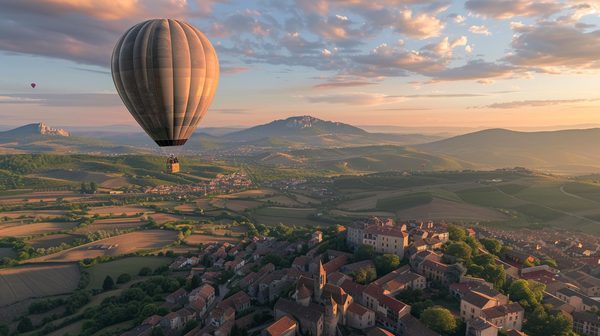 Vol en montgolfière à puy-en-velay : panorama inoubliable