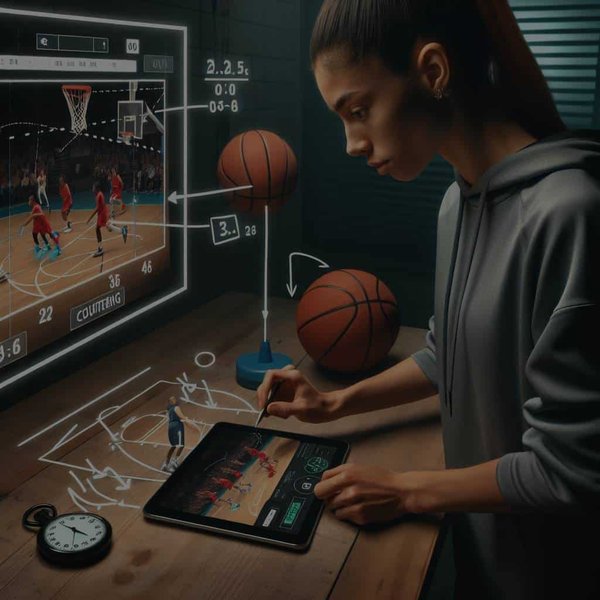 Comment peut-on utiliser la vidéo pour améliorer le timing des contres d'un joueur de basket ?