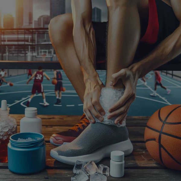 Quels sont les moyens les plus efficaces pour récupérer après une entorse légère de la cheville en basket ?